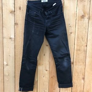 Naked and Famous Black Selvedge Denim